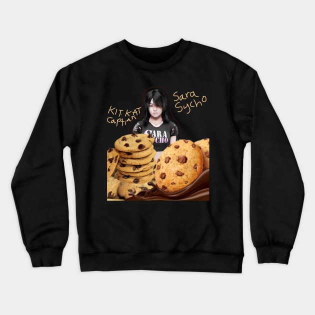 SARA SYCHO 'KIT KAT CAPTAIN'' Crewneck Sweatshirt by KVLI3N